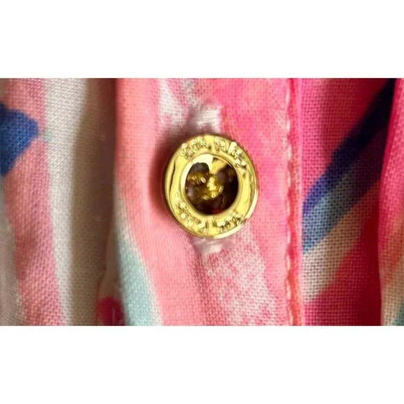 Lilly Pulitzer Dress Women's XS Colorful Abstract Print Tunic Beachy Classy - Picture 9 of 9